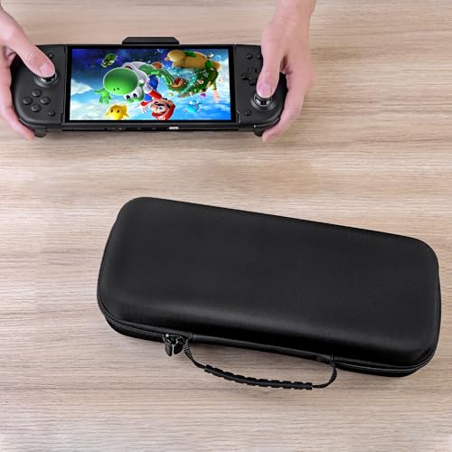 iofeiwak Carrying Case for Switch Controllers / Enhanced Grip / Wider-Sized Switch Accessories - 20 Game Slots / Hard Shell / Large Capacity