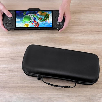 iofeiwak Carrying Case for Switch Controllers / Enhanced Grip / Wider-Sized Switch Accessories - 20 Game Slots / Hard Shell / Large Capacity
