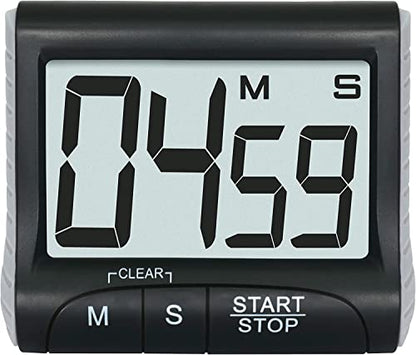 3" Large Display Kitchen Timer -Digital Timer Magnetic Back Loud Alarm On A Rope Countdown-Tanmalan
