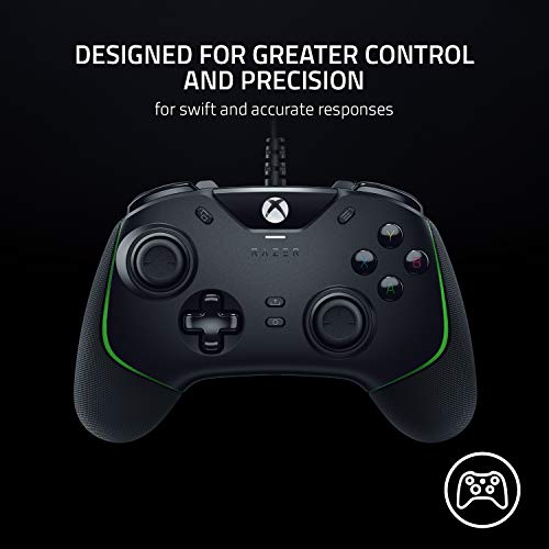 Razer Wolverine V2 Wired Gaming Controller for Xbox Series X|S, Xbox One, PC: Remappable Front-Facing Buttons - Mecha-Tactile Action Buttons and D-Pad - Trigger Stop-Switches - Black - color: Black, size: Controller Only, style: Wolverine V2