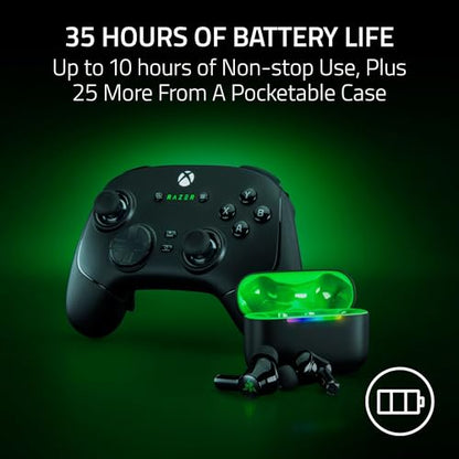 Razer Hammerhead V3 X Wireless Multi‐Platform Gaming Earbuds, Xbox Edition - style: Xbox Edition