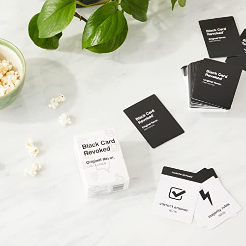 Black Card Revoked Original Flavor - Celebrate The Culture with America’s 1st Black Card Game | The Original Black Trivia | Perfect for Every Cookout, Game Night & Holiday