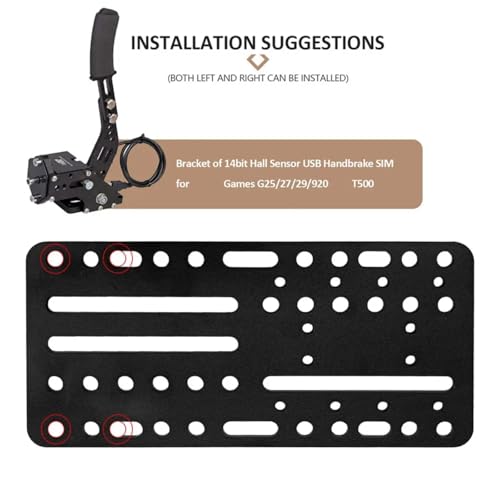 YWLUUOO 1 Set Realistic USB Handbrake Game Handbrake for Racing Game with Customizable Button and Ergonomic Design USB for Model Racing