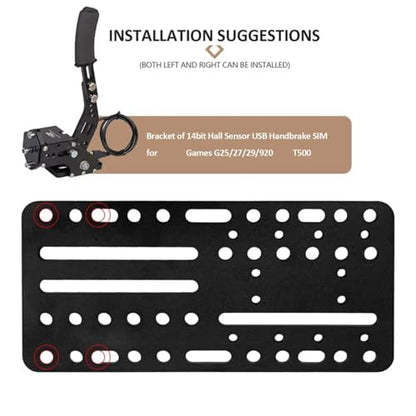 YWLUUOO 1 Set Realistic USB Handbrake Game Handbrake for Racing Game with Customizable Button and Ergonomic Design USB for Model Racing