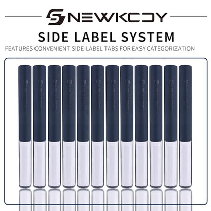 Snekdy Top loader Binder, 9 Pockets Top Loader，Holds 360 Top Loaders cards, Card binder with Sleeves for card in 3 x 4 inches color smooth Zipper PU Leather (Blue) - color: Blue