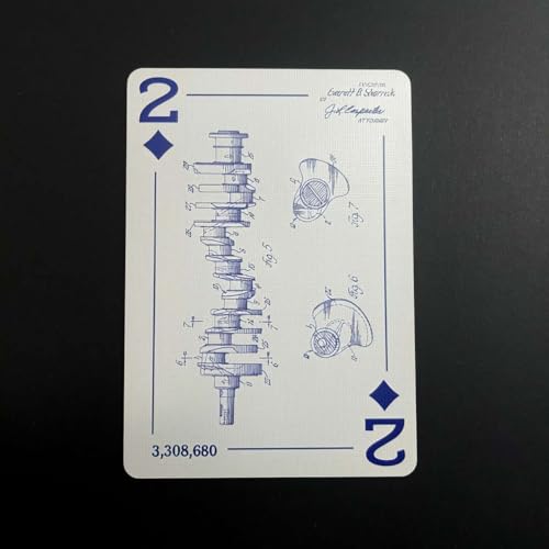 Engineering Gift for Engineers - Engineering Drawing Playing Cards - Mechanical, Electrical, Civil & Aerospace Engineer Gift - Graduation, Father's Day & College Gift for Him