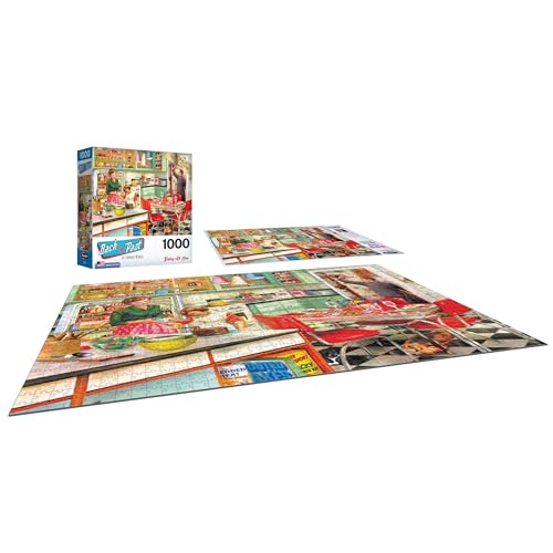 RoseArt - Back to The Past - Baking with Mom - 1000 Piece Jigsaw Puzzle for Adults - style: Baking with Mom