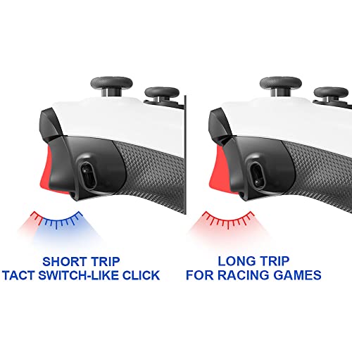 HEXGAMING ADVANCE Wireless Pro Controller for Xbox Series X & S, for Xbox One, and for Windows 7/8/10-4 Remappable Back Paddles - Triggers Stop - Interchangeable Thumbsticks - Black - color: Black