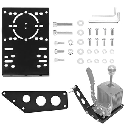Marada Racing Gear Shifter Mount Upgrade for Racing Wheel Stand with Mounting Bolts Fits only for Partial Stand Installing the Gearshift and Handbrake