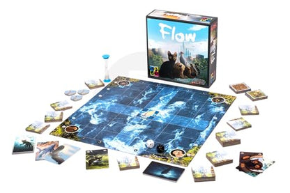 Flow: The Official Cooperative Board Game | Strategy Game for 1–4 Players Ages 8+ | Based on The Award-Winning Animated Film | Family & Solo Play | Survive The Flood, Rescue Allies