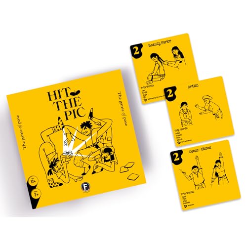 Hit The Pic Party Game - Match The Pose in Fast-Paced Team Play Using Improv and Movement, Perfect for Groups and Family Game Nights - Ages 12+, 2+ Players, 30 Minute Playtime, Made by Fitz