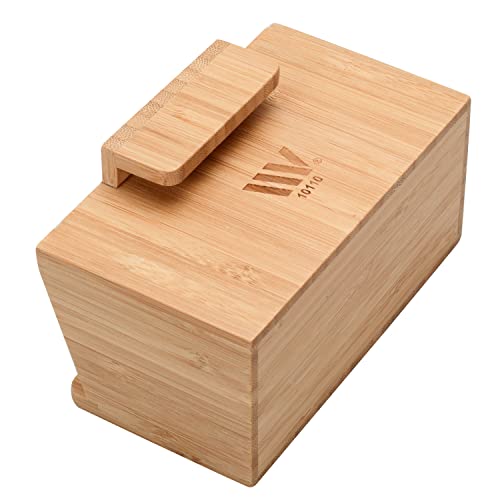 MobileVision Bamboo Caddy Add-On for Bamboo Charging Station Organizers; Compartment and cubby space fits pens, keys, and other small stationary items - color: Caddy Add-On Only