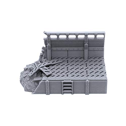 EnderToys Trenchline Expansion Set by Terrain4Print, 3D Printed Tabletop RPG Scenery and Wargame Terrain for 28mm Miniatures