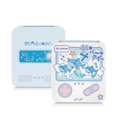 GeekShare Switch Game Card Case Compatible with Switch 2 (2025), Portable Game Holder Cartridge Case for NS 2, Card Storage Shell with 12 Game Card Slots - Shark Party - size: For Switch 2/Switch/OLED/Switch Lite