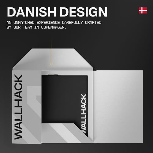 Wallhack SP-004A Glass Gaming Mouse Pad, Medium 15.4x17.7 in, Black | Tempered Glass Mousepad For FPS & Esports, Compact Precision Surface With Smooth Tracking & Non-Slip 60A Silicone Base - color: SP-004A Compact | Black