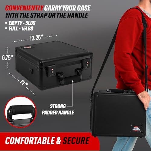 Graded Card Case, 3 Row Graded Card Storage Box, Trading Card Case, PSA Card Cases for Sports Cards Case, PSA Slab Case For Graded Cards - Black