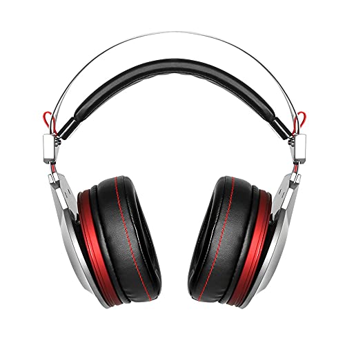Gaming Headset Over-Ear Headphones with Noise Cancelling Microphone and Volume Control for PC and Laptop Use - Ideal for Gaming and Virtual Meetings