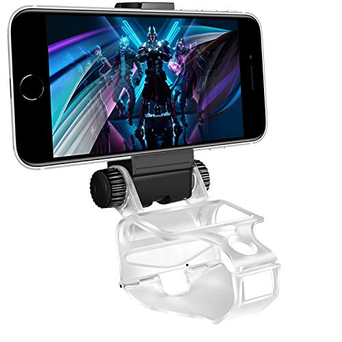 ADZ PS4 Controller Phone Mount - Smart Clip for Dualshock 4 Controller Compatible with iPhone, Android and PS4 Remote Play