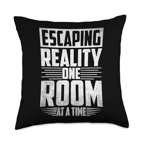 Escape Room Game Exit Game Escape Room Master Exit Game Throw Pillow - size: 18x18