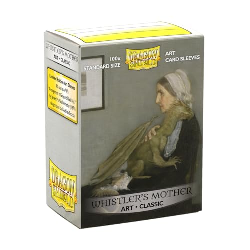 Dragon Shield Art Sleeves | Limited Edition - Whistlers Mother | 100 CT - Smooth & Tough Premium TCG Sleeves | Compatible with Pokemon, One Piece & Magic the Gathering - color: Whistlers Mother