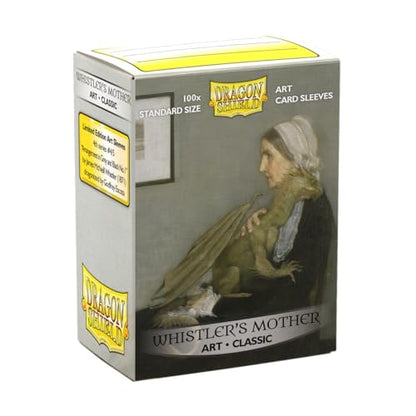 Dragon Shield Art Sleeves | Limited Edition - Whistlers Mother | 100 CT - Smooth & Tough Premium TCG Sleeves | Compatible with Pokemon, One Piece & Magic the Gathering - color: Whistlers Mother