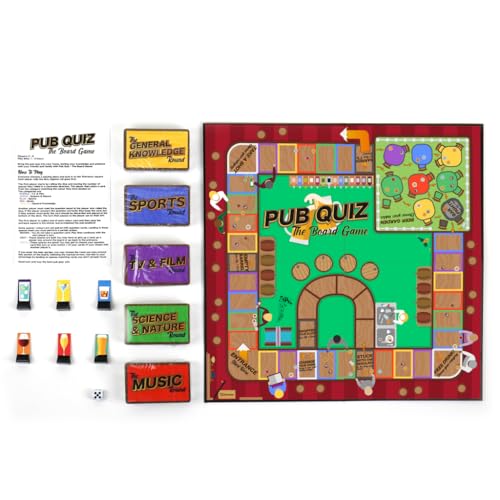 Gift Republic Pub Quiz The Board Game Family Trivia 2-6 Players