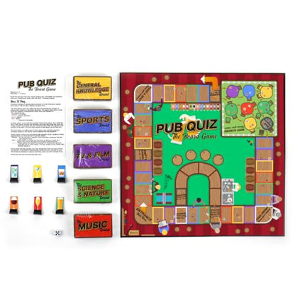 Gift Republic Pub Quiz The Board Game Family Trivia 2-6 Players