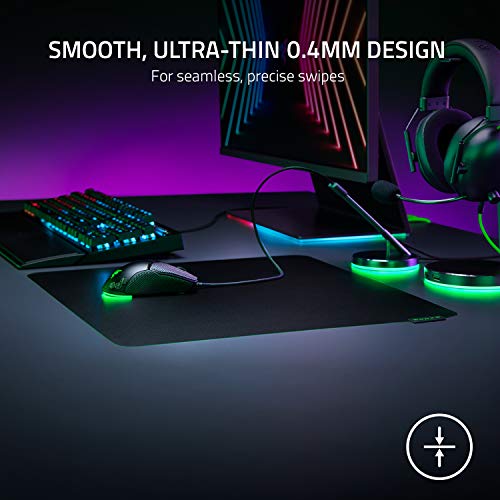 Razer Sphex V3 Hard Gaming Mouse Mat: Ultra-Thin Form Factor - Tough Polycarbonate Build - Adhesive Base - Large