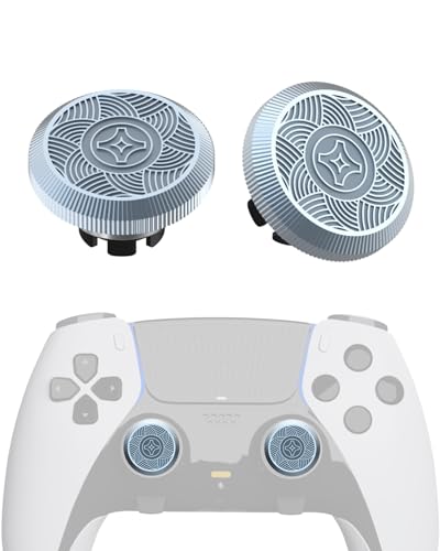 KD.FLY Metal Thumbsticks for PS5 Edge Controller Stick Module, 2Pcs Custom Thumb Sticks Grips Joystick Replacement Kit for PS5 Dual Sense Edge Accessories, Thumbstick Accessories Parts, Sacred Geometry - color: Sacred Geometry