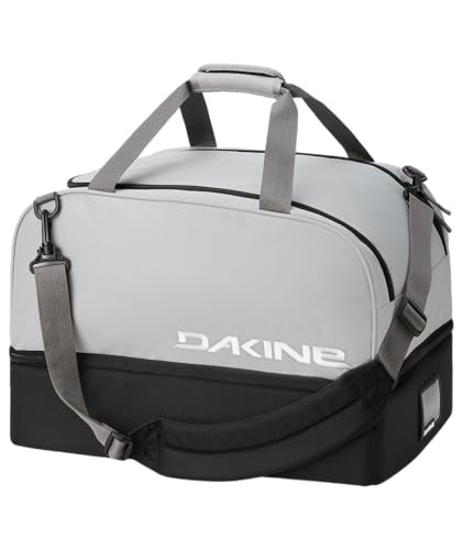 Dakine Boot Locker 69L Ski & Snowboard Boot and Gear Bag | Split-level design keeps boots away from clothes; tarp-lined boot section doubles as a changing mat in the parking lot. - color: GRIFFIN, size: 69L