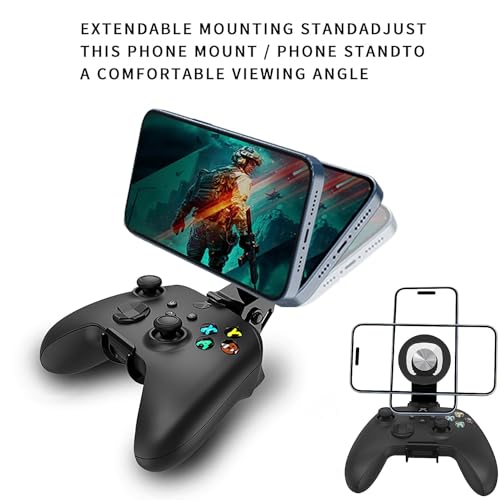 DOYO Xbox Controller Phone Mount - Enhance Gaming Comfort with Magnetic Holder for Xbox Series X|S & One Controllers - color: Black-for Xbox one Controller