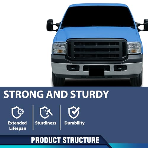 PIT66 Hood Insulation Pad Compatible with Ford F250 F350 F450 & Excursion 1999 2000 2001 2002 2003 2004 2005 2006 2007 - style: 1999-2007 Ford F250