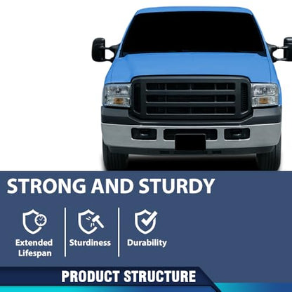 PIT66 Hood Insulation Pad Compatible with Ford F250 F350 F450 & Excursion 1999 2000 2001 2002 2003 2004 2005 2006 2007 - style: 1999-2007 Ford F250