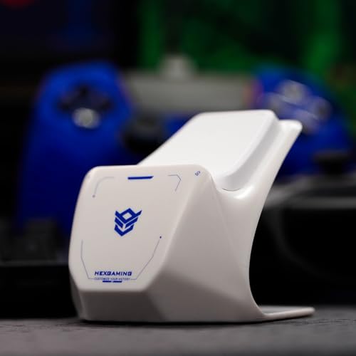 HEXGAMING PlayVital Controller Stand Display Gamepad Holder Only Fit for HEX Phantom Controller - White - color: White
