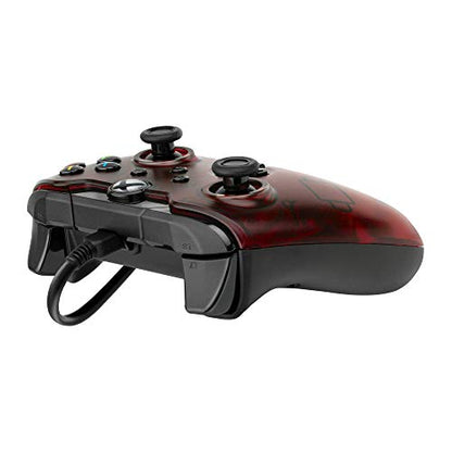 PDP Wired Game Controller - Xbox Series X|S, Xbox One, PC/Laptop Windows 10, Steam Gaming Controller - USB - Advanced Audio Controls - Dual Vibration Videogame Gamepad - Crimson Red - color: Red