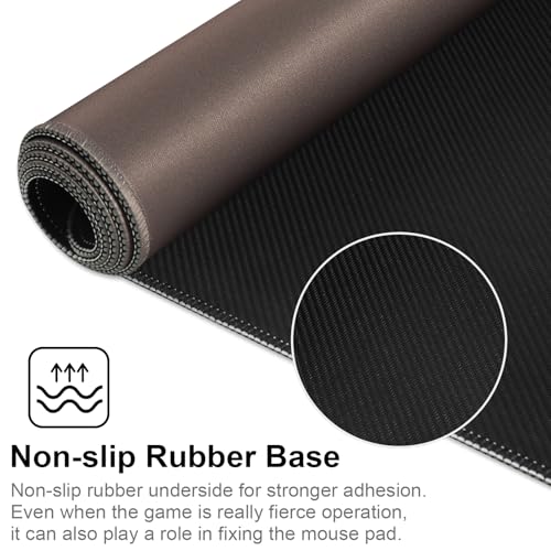 XXL Gaming Mouse Pad 35.4x15.7 Professional Large Mouse Pad & Computer Game Mouse Mat-90x40 Chocolateus - color: 90x40 Chocolateus, size: 35.4x15.7x0.1IN