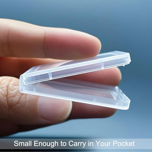 12Pcs Game Case Clear Game Card Box Anti Dust Cover Transparent Storage Box Case for DS 3DS DSI Protective Single Cartridge Holder