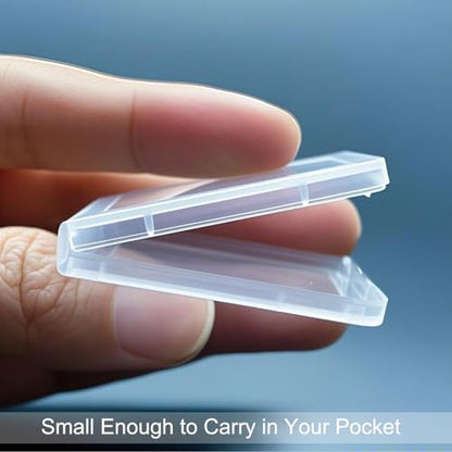 12Pcs Game Case Clear Game Card Box Anti Dust Cover Transparent Storage Box Case for DS 3DS DSI Protective Single Cartridge Holder