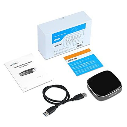gofanco USB 3.0 HDMI Video Capture Device (CaptureHD4K) | up to 4K30Hz and 1080p 120Hz, Low Latency for Xbox, Nintendo Game Consoles
