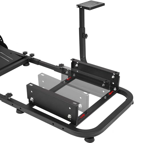 Racing Cockpit Frame Fit for Logitech G25 G27 G29 G920 Without Wheels Pedals and Real Racing Seat Driving Simulator Cockpit with Capacity 220LBS
