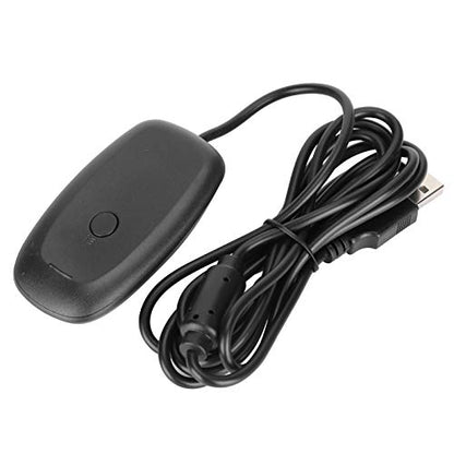 Game Controller for, No Vibration PC Receiver Gaming Controller Adapter Console with USB Receiver for 360 [Video Game]