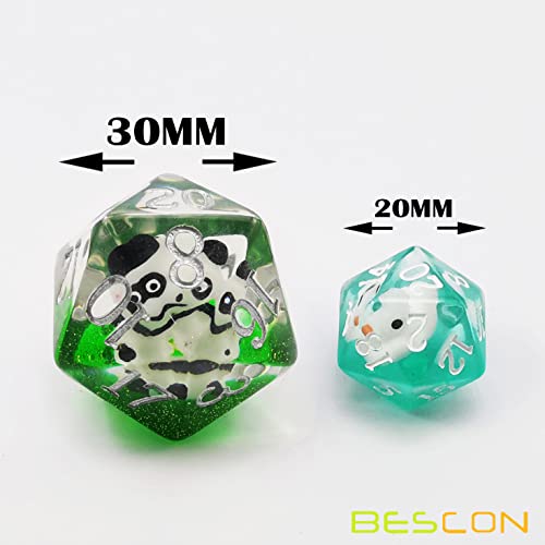 Bescon 3 Pieces Astrological Dice Set, Constellation Divination D12 Dice, Glowing in Dark Effect - color: Glowing in Dark Set