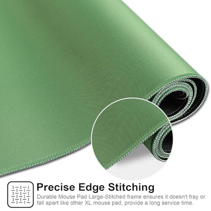 XXL Gaming Mouse Pad 35.4x15.7 Professional Large Mouse Pad & Computer Game Mouse Mat-90x40 Olivegreenus - color: 90x40 Olivegreenus, size: 35.4x15.7x0.1IN