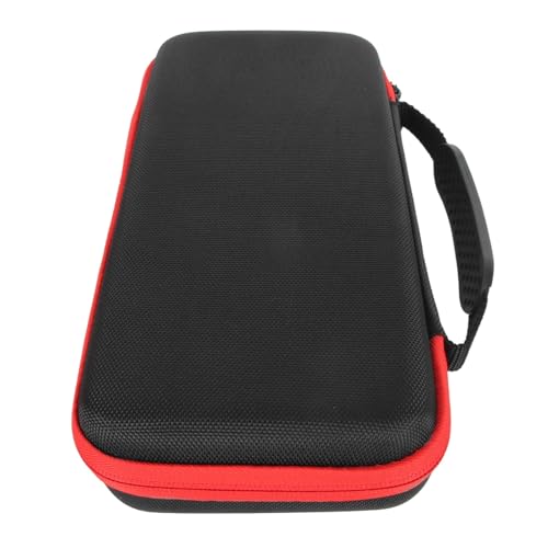Estink Handheld Game Console Carrying Case EVA Nylon Shockproof Storage Bag 31 X 14 X 6cm for Ally 7 Inch 120Hz Gaming Handheld Travel Camping Daily Use (Red) - color: Red