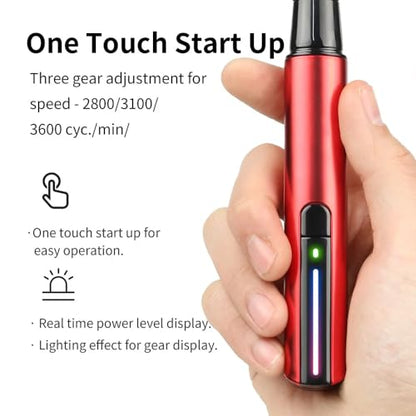 Reciprocating Electric Grinding Pen ES-A High Precision Model Tool for Military Models, Resin Kits Polishing,Miniature Crafting,DIY Hobby Accessories (ES-A Grinding Pen and Sanding Heads(8PCS)) - color: Es-a Grinding Pen and Sanding Heads(8pcs)