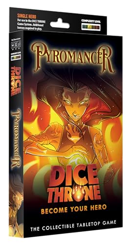 Dice Throne Box Game - Strategic Dice & Card Battler (Pyromancer) - style: Pyromancer