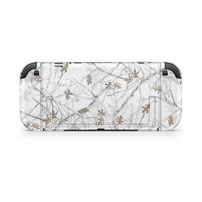 Glossy Glitter Gaming Skin Compatible with Nintendo Switch 2 Console Only - Conceal Snow - Premium 3M Vinyl Protective Wrap Decal Cover - Easy to Apply | Crafted in The USA by MightySkins - color: Conceal Snow, size: Switch 2 Console Skin Only, style: Glo