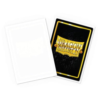 Dragon Shield | Japanese Size Card Matte Sleeves | 60 CT - Smooth & Tough Premium TCG Sleeves - Compatible with Yu-Gi-Oh, Naruto, Cardfight & Vanguard | White - color: White Matte