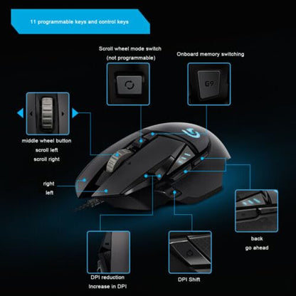 Logitech G502 히어로
