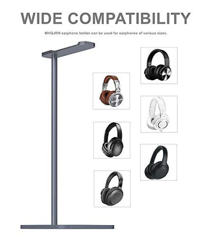 Headphone Stand for Desk, Aluminum Headset Stand (Space Gray) - color: Gray